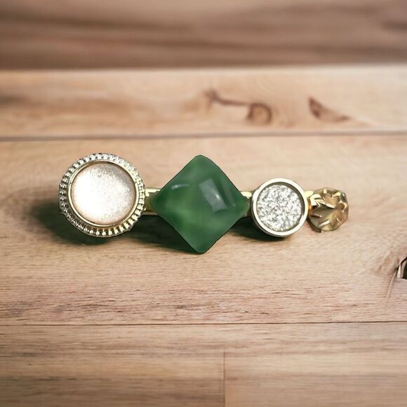 Emerald Green Hair/Tie Clip - Picture 1 of 6